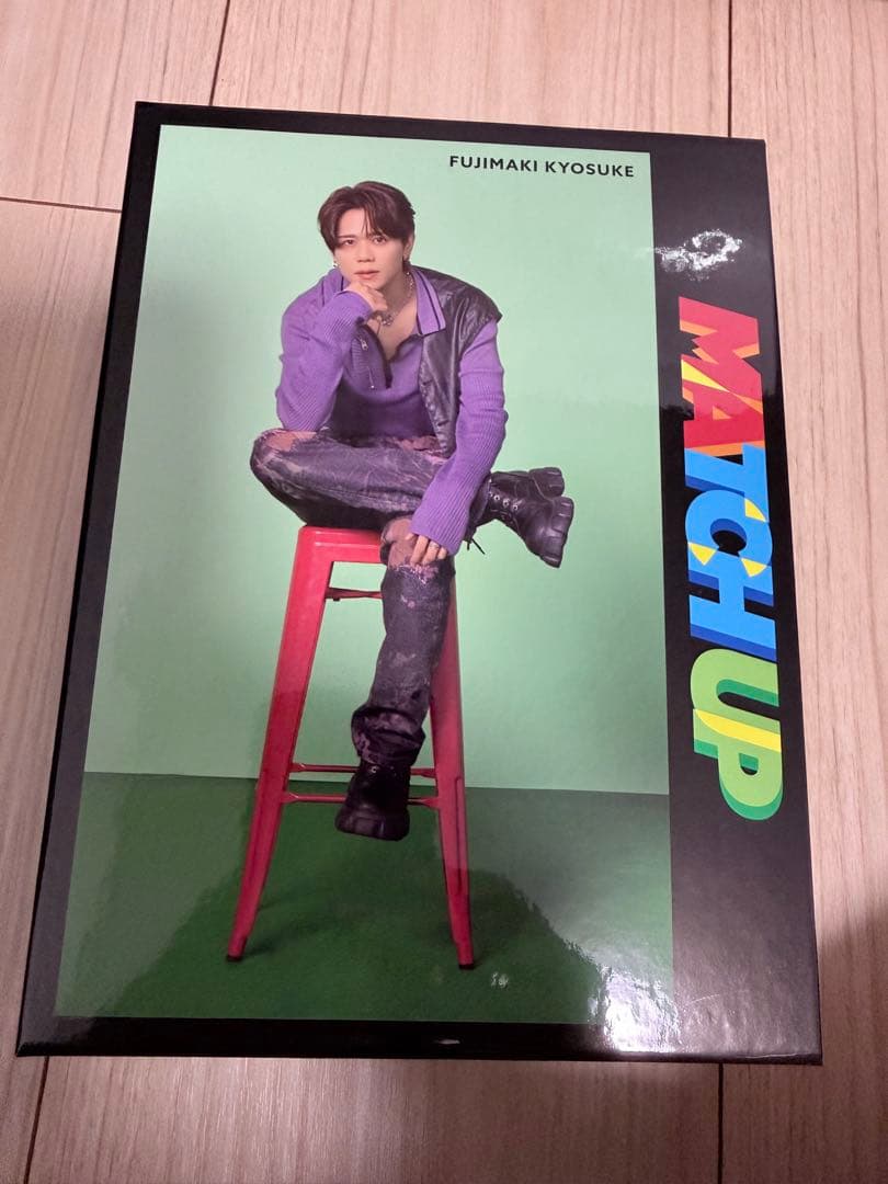 

[USED] INI MATCH UP Member Solo Cut Design Storage Box Kyosuke Fujimaki