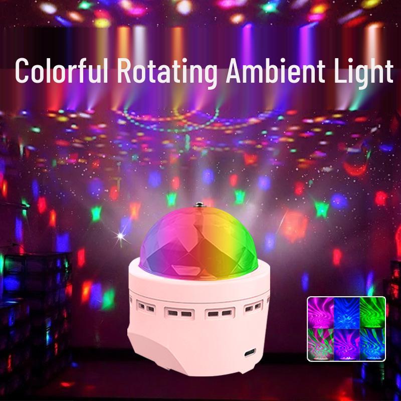 Aurora Starry Sky Projector: Romantic Water Ripple and Colorful Night Light with Stars