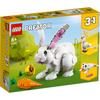 LEGO Creator Expert White Rabbit Toy Present Birthday Block Christmas Girls Boys Children 8 Years Old 9 Years Old 10 Years Old Elementary School