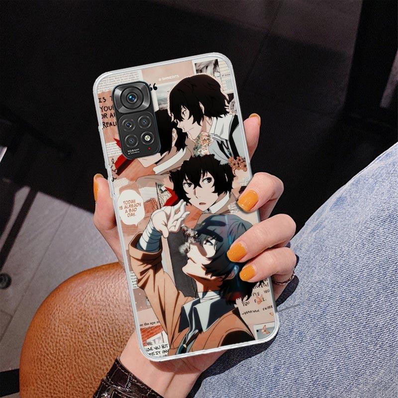 Bungo Stray Dogs Poster Anime Phone Case For Xiaomi Redmi Note 15 14 13 12S 12 11 Pro Plus 14S 11S 11E 10 10S 11T 5G Personalize