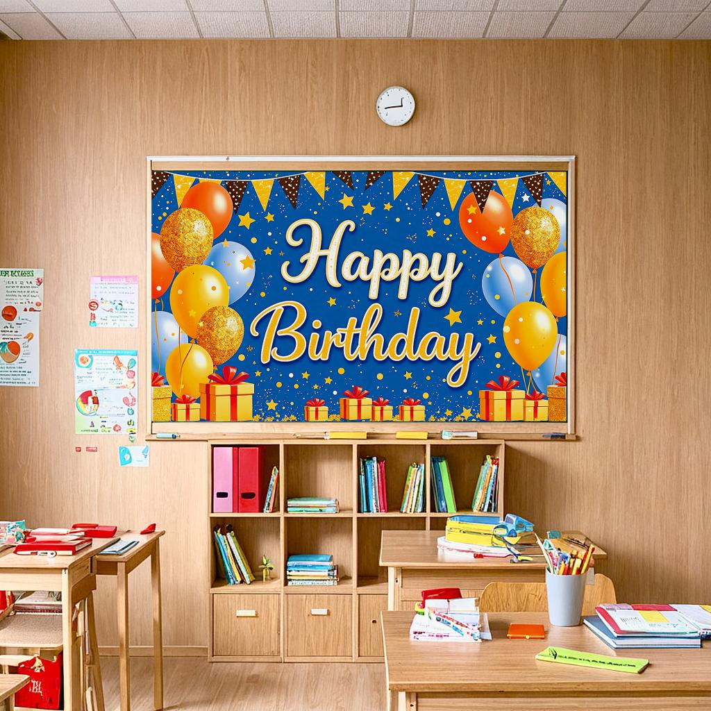 Decorative Banner Birthday Decoration Festive Decoration Birthday Sign For Kids Party Birthday Gift Holiday Decoration