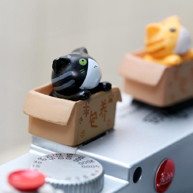 3D kreslený kryt sáněk fotoaparátu Roztomilý pro kočku DSLR Prachotěsný kryt sáněk pro DS