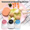 3Pcs Rice Ball Mold Seaweed Cutter Bento Decoration Portable Smiling Face Shape DIY Embossing Device Sushi Maker Molds