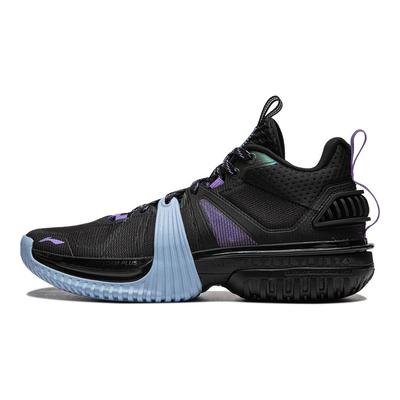 Li Ning Storm 2024 Cushioning Breathable Lightweight Rebound Low Top Basketball Shoes Men's Black ABFU017-1