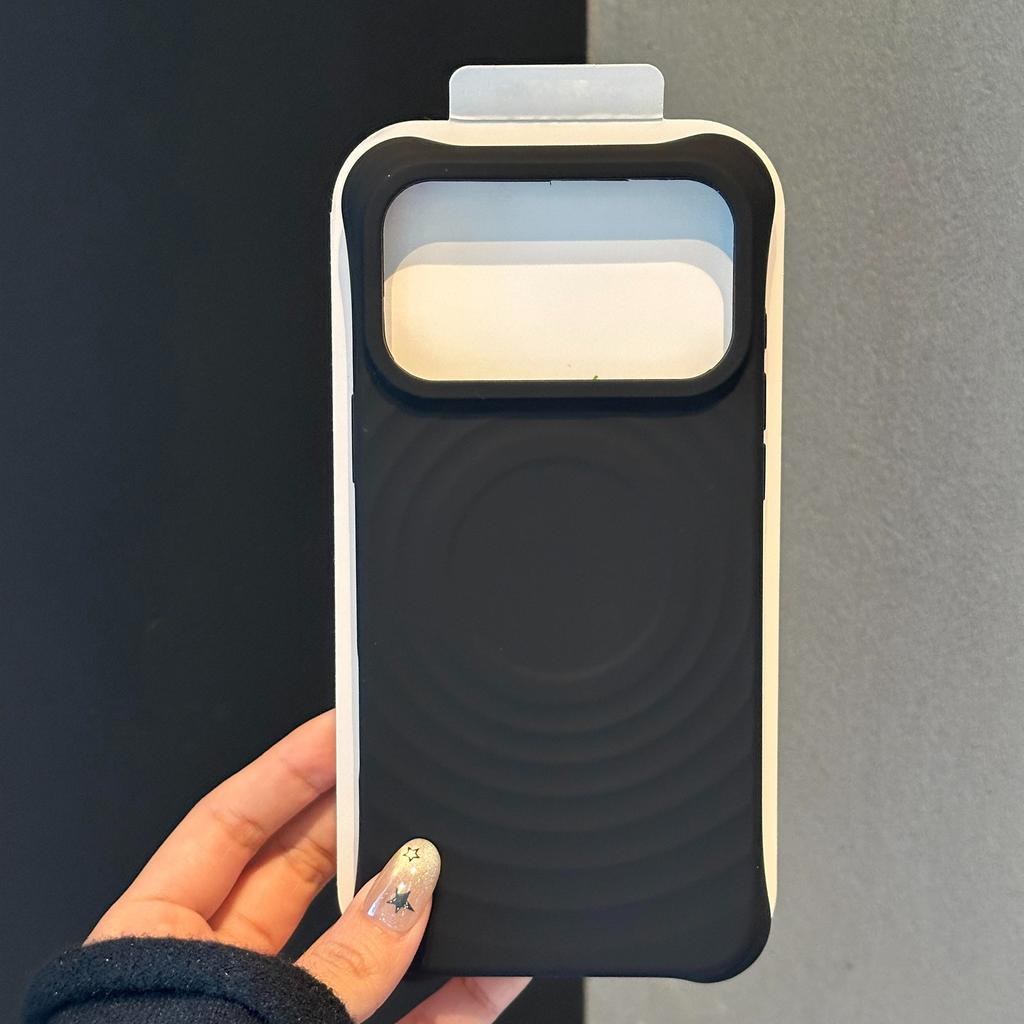 New Liquid Silicone Ripples Magnetic For MagSafe Phone case for iPhone 17 Air 16 15 14 13 Plus 12 Pro Max Corrugated Soft Cover