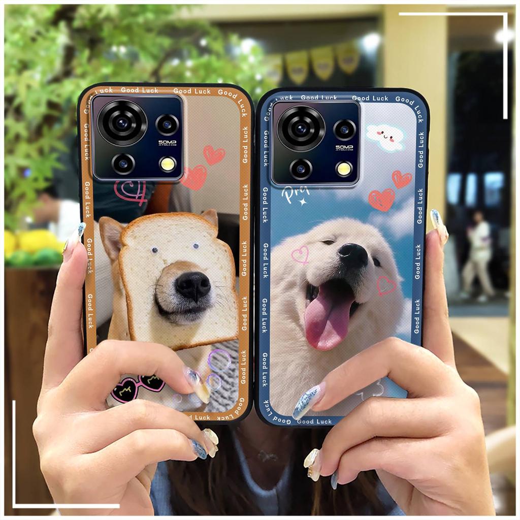 Vanntett Motedesign Telefondeksel For ZTE Blade V50 Vita Beskyttende Smussavvisende Bakside Tegneserie Mykt deksel TPU