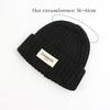New knitted hat autumn and winter woven mark women's warm wool hat winter cute warm hat