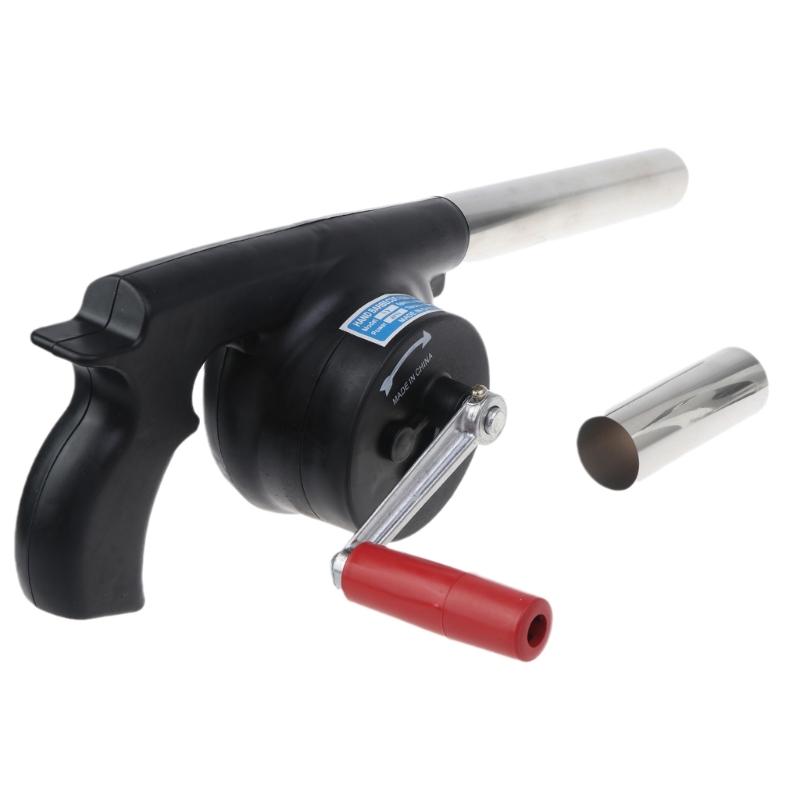 Portable Handheld Blower BBQ Fan Fire Starter for Outdoor Camping Barbecue Picnic BBQ Cooking Grills Tool чёрный