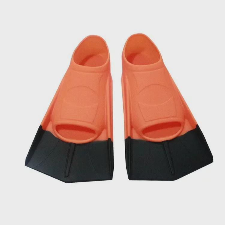 Silicone Short Swimming Fins for Adults & Kids - Ideal for Freestyle & Breaststroke Training