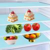 4PCS Silicone Waterproof Refrigerator Liner Mat Washable Mildew Kitchen Pad Anti-oil Cabinet Drawer Placemat  Fridge Mat