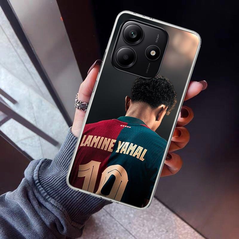 

L-Lamine Y-Yamal 19 Phone Case For Xiaomi Redmi Note 15 14 14S 13 12S 12 Pro Plus 11S 11 10S 10 4G Cover 11E 11T 5G Print Fundas Redmi Note 15 Pro 5G
