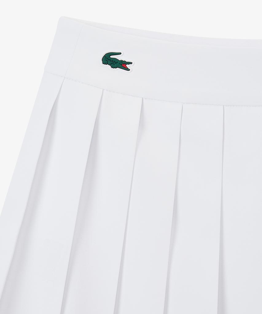 Lacoste Women'S Tennis Tape Tipping Skirt Jf231E-56Gr 001