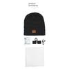 Wireless Bluetooth Beanie Hat, Waterproof Stereo Headphones Hat, 20M Transmission Range, 4 Hours Battery Life, Winter Warm Accessory