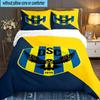 Duhok Dynamic Sports Emblem 3PCS Bedding set,Ideal for 1pc Duvet Cover And 2pcs Pillowcases Perfect for Fan gift,Ideal for Bedroom, Dormitory