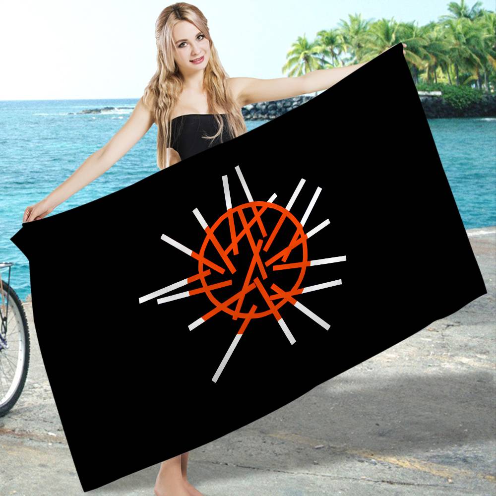 Depeche Mode Énekes Strandtörölköző Színes Fürdőtörölközők Lányoknak Mikroszálas Gyorsan Száradó Egyedi Homokmentes Strand Jóga Spa Edzőterem Medence Cotton 30x30cm