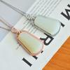Hotan Jade S925 Silver Pendant Necklace for Women