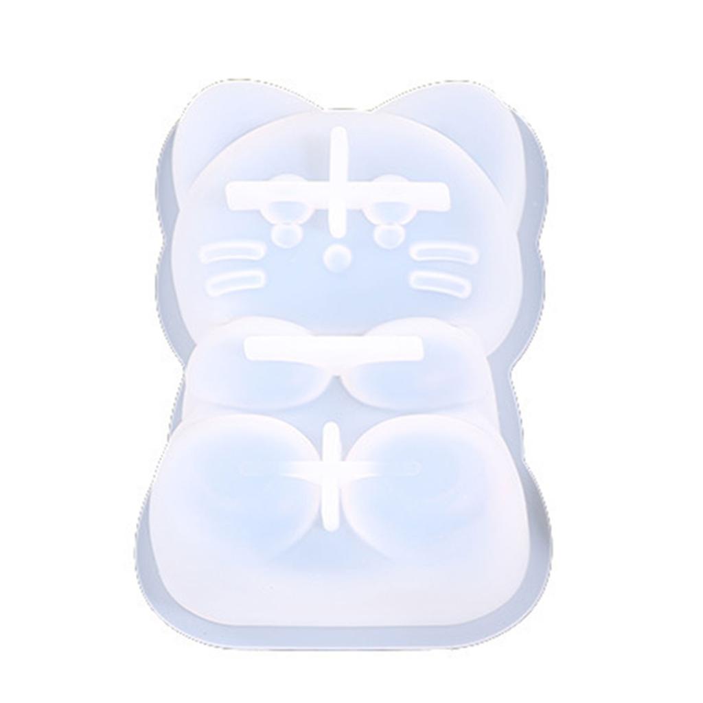 Versatile Cats Display Ornament Silicone Toy Mold for Key Organizers Desk Accessory and Home Decoration Purpose