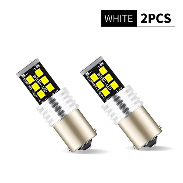 

2PCS/4PCS 1156 S25 BA15S 7527 Back up Lights P21W 1129 LED Reversing Lamps White Bulbs 1073 1093 3497 7506 12V 6000K For Car