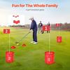 Backyard Golf Game 3 Hole Portable Bucket Golf Game for Kids and Adults
