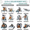 Enhanced 13-in-1 DIY Solar-Powered Robot Car Kit
