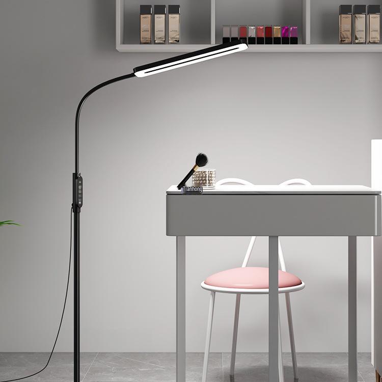 Beauty Salon Floor Lamp for Nails, Eyelash & Eyebrow Embroidery, Acne Removal, and Shadowless Cold Light Work