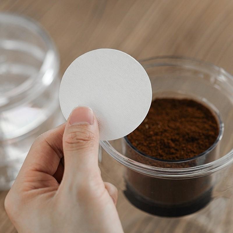 100Pcs Espresso Paper Filters 51Mm 53Mm 58Mm Puck Screen For Delonghi Breville Portafilter Machine Tools Coffee Filter Paper