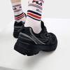 FILA Simple Versatile Low-Top Casual Shoes Men sneakers Black Shadow-Black Gray F12M432112FDB