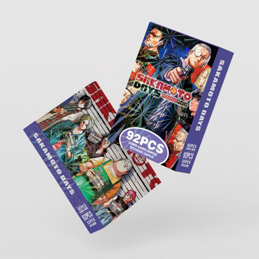 Sakamoto Days Goods LOMO Illustration Photocard 60pcs + Mini Sticker 32pcs