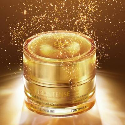 Crema di lumache al ginseng Super Intense Gold 24k 50ml