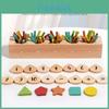 Toddler Wooden Construction Blocks With Shape Sorting For Preschool Learning