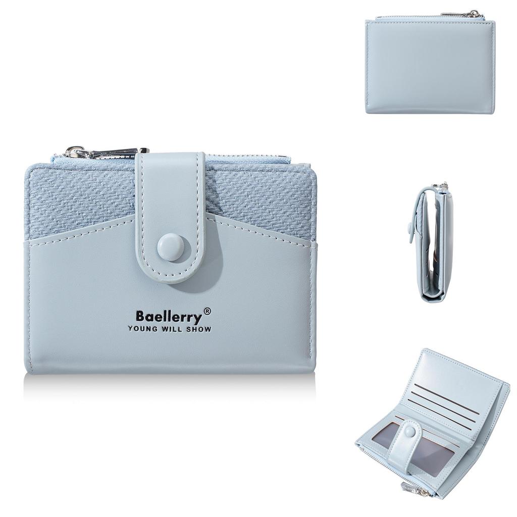 Baellerry Stylish Multi-Card Short Coin Purse for Women