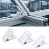 2020 3030 4040 4545 5050 6060 Winkelverbinder-Set 2 Stück 45 Grad Aluminium-Winkelverbinder für Möbelbau