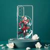 Kaedehara Kazuha Genshin Phone Case For Samsung Galaxy S24 S25 S23 S22 S21 Plus S24 S25 Transparent Cover Case