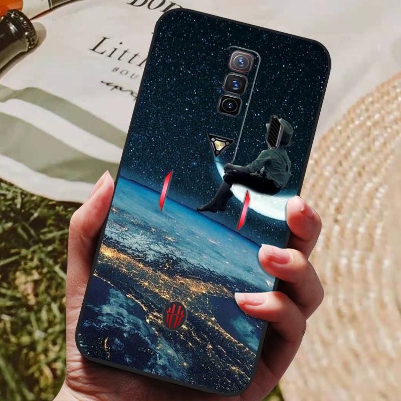 

Для ZTE Nubia Red Magic 7 Чохол Модний Силіконовий М який ТПУ Задня Кришка для Глобальної Версії Nubia REDMAGIC 7 Pro Чохол Бампер For Red Magic 7