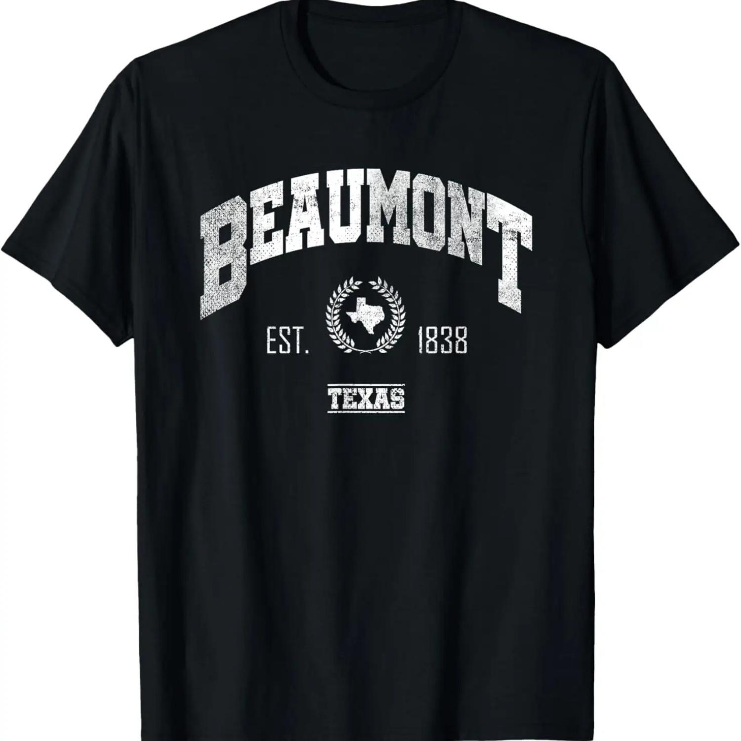 

Beaumont TX _ Texas _ Vintage Throwback T-Shirt S чёрный