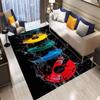 Vinyl Record Carpet Rug Music Theme Retro Disco Floating Water Splash Home Decoration Living Room Entertainment Room Floor Mat