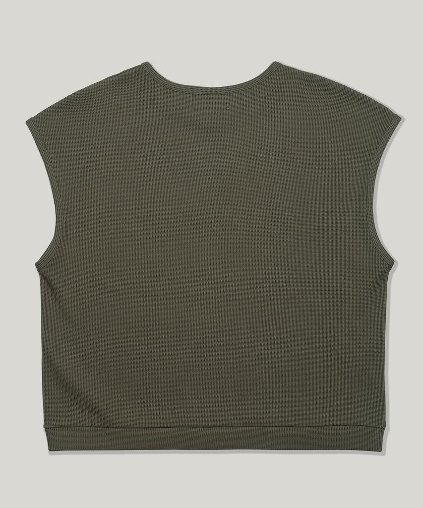 Peullojeulum Soft Waffle Sleeveless [Khaki]