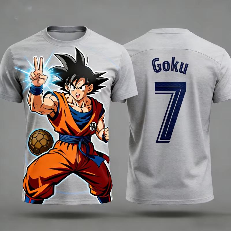 Dragon Ball Z 2026 Goku Men'sAnime T-shirts Children's Clothing Short Sleeve