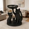 Black Cat Jewelry Tray, Desktop Jewelry Storage Tray, Decorative Items For Home Desktop Decoration & Storage Makeup Storage
