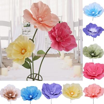 40cm Artificial Corn Poppy Giant Large Flower Fashion Background Fake Flowers Garden