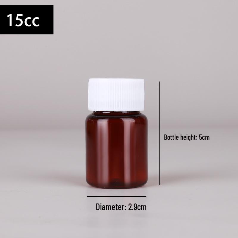 Clear Plastic Wide-Mouth Bottle for Liquid/Solid/Powder Storage, Bead Organizer, Medicine Container, 30ml.