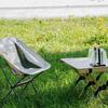 Faltbarer Campingstuhl mit Vollaluminiumrahmen, kompakt und tragbar mit Tragetasche, Outdoor-Wandern, Angeln, Rucksackreisen
