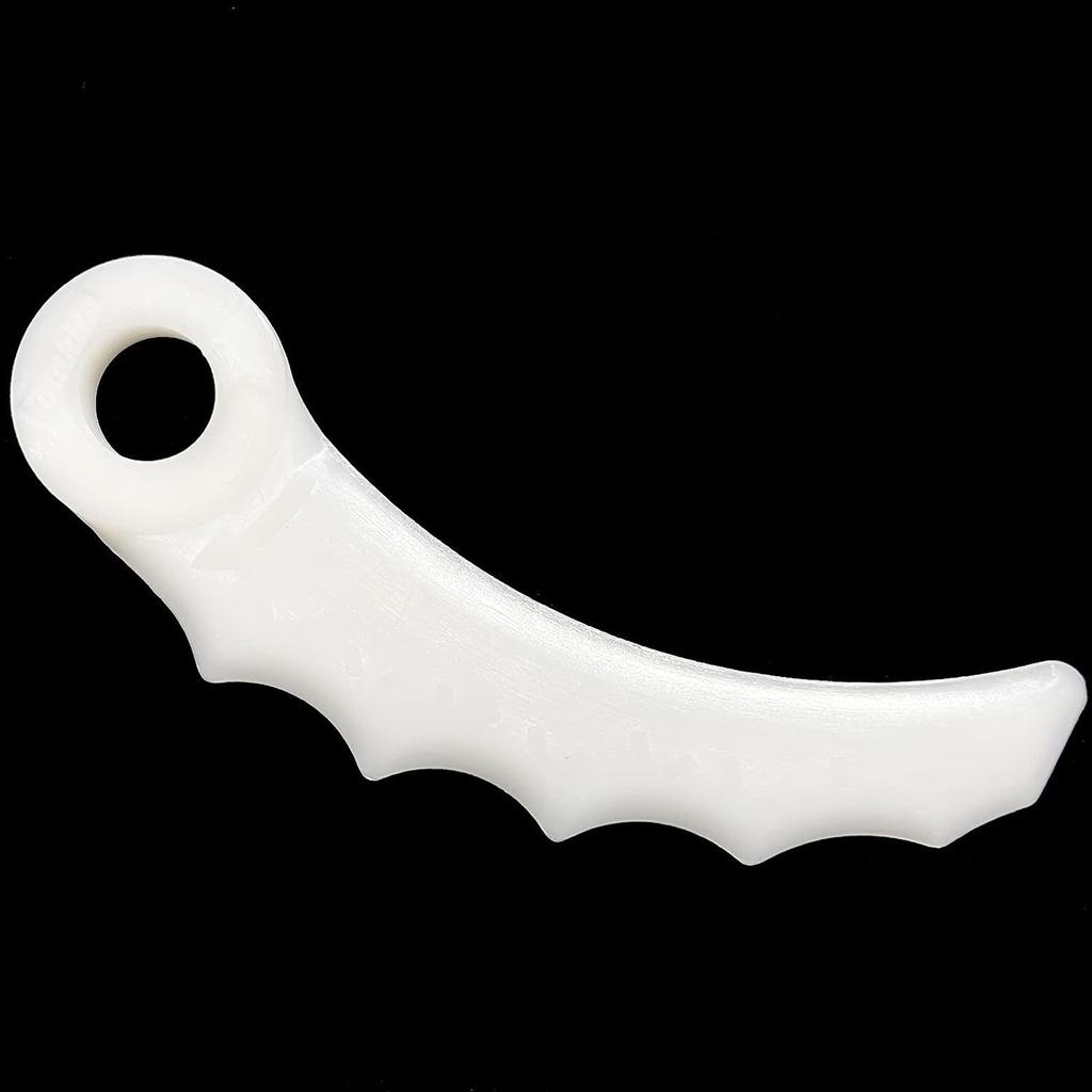 Kunststoff-Messerklingen 10er-Pack Ersatz für Freischneider und Trimmer DUR183, DUR184L, DUR189, DUR190L, DUR190U,