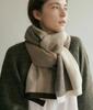 Enhance temperament scarf, niche designer unisex warm versatile knitted scarf shawl scarf