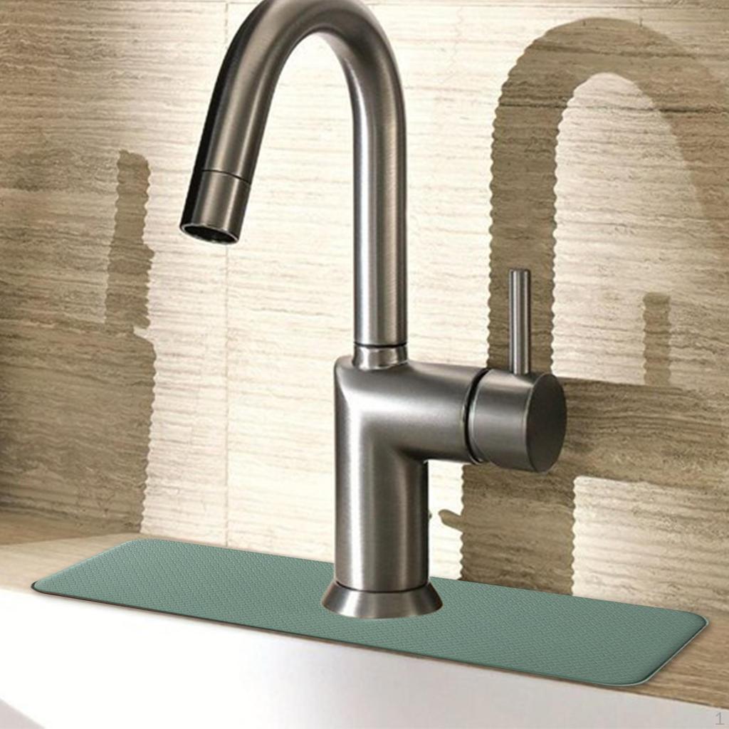 Faucet Absorbent Mat Thickening Sink Drying Pad for Farmhouse Countertop