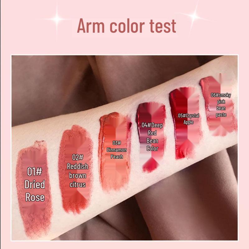 Helen Liren Air Soft Mist Lip Glaze: Long-lasting Velvet Matte Lip Gloss.