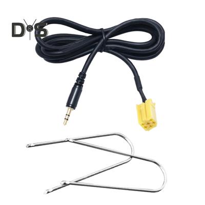 DYS Auto 3,5 mm carro adaptador de entrada auxiliar cabo de chumbo para Alfa Romeo 159 Fiat Grande Punto