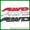 3D Metal fpr AWD Letters Logo Car Trunk Emblem Fender Badge Decal Sticker For Civic CRV RAV4 Accessories