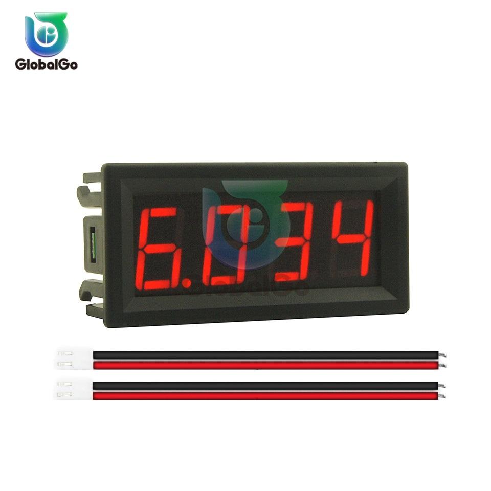Mini Digital-Amperemeter DC 30V 10A Panel Ampere Strommesser Tester Detektor 0,56" Dual-LED-Anzeige Auto