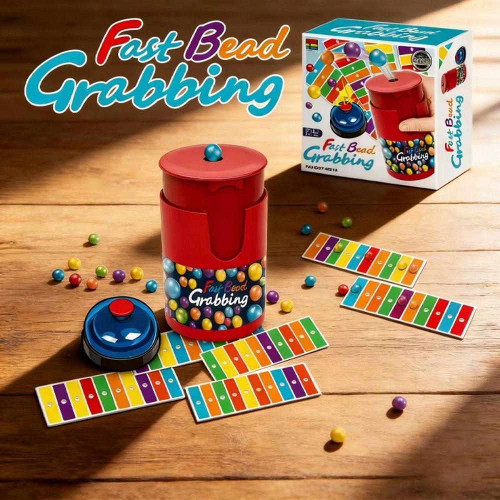 Colorful Ball Bead Grabbing Board Game Exciting Bells Bingo Board Games Party Punishment